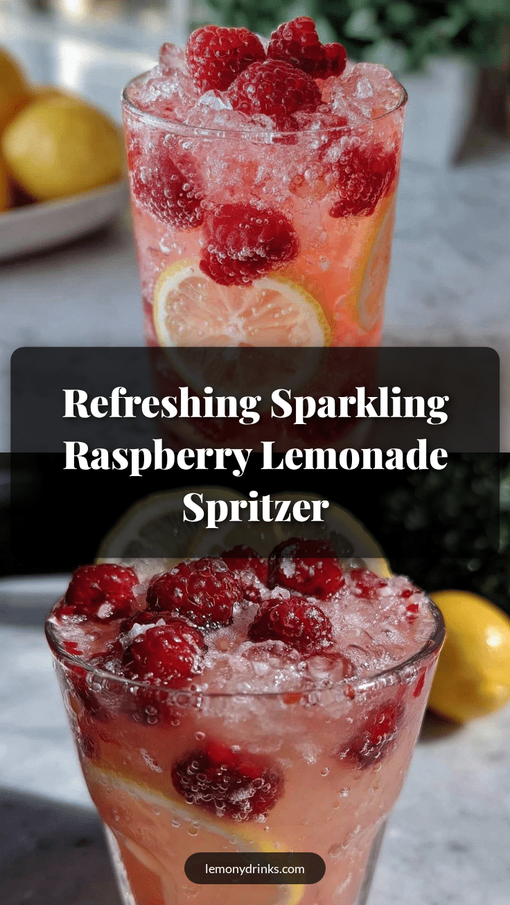 sparkling raspberry lemonade spritzer recipe