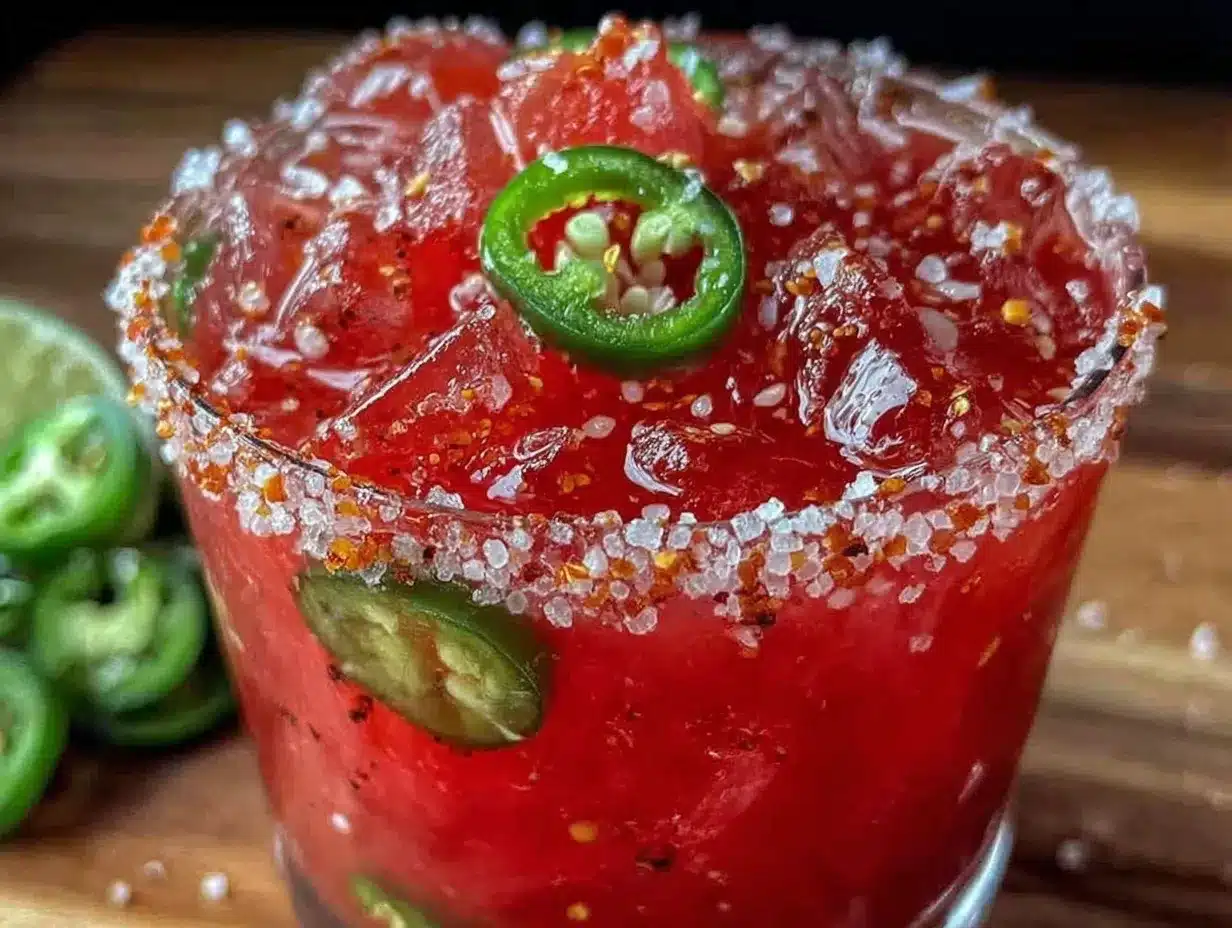 spicy watermelon margarita preparation steps