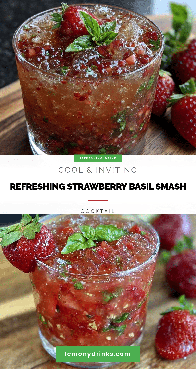 strawberry basil smash cocktail recipe recipe