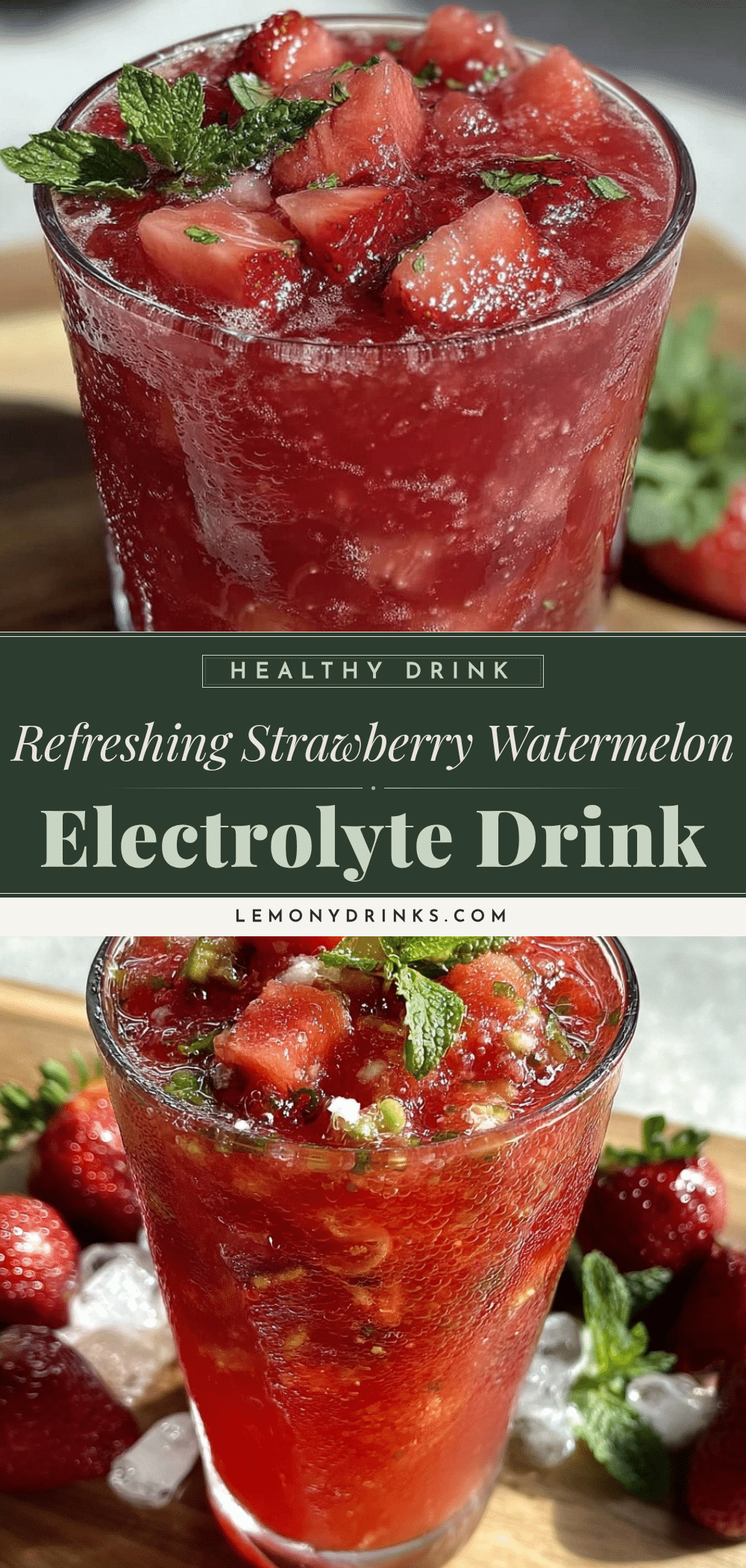 strawberry watermelon electrolyte drink recipe