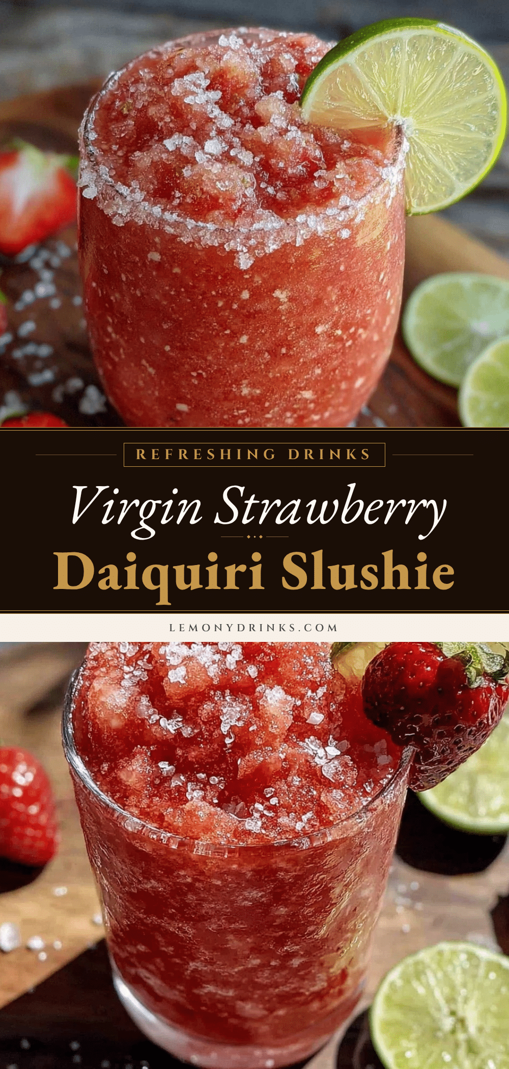 virgin strawberry daiquiri slushie recipe