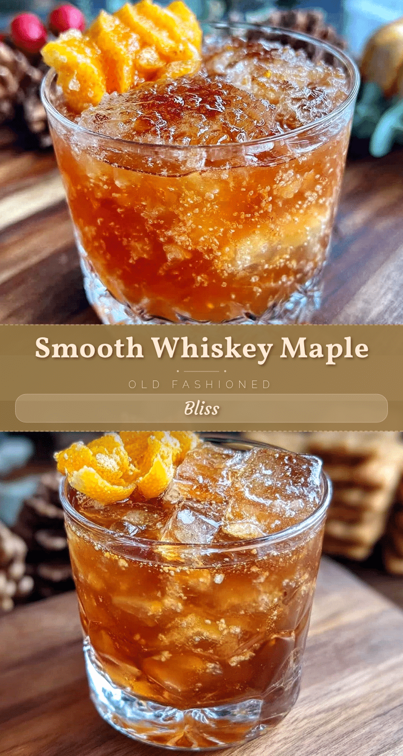 whiskey maple old fashioned recipe