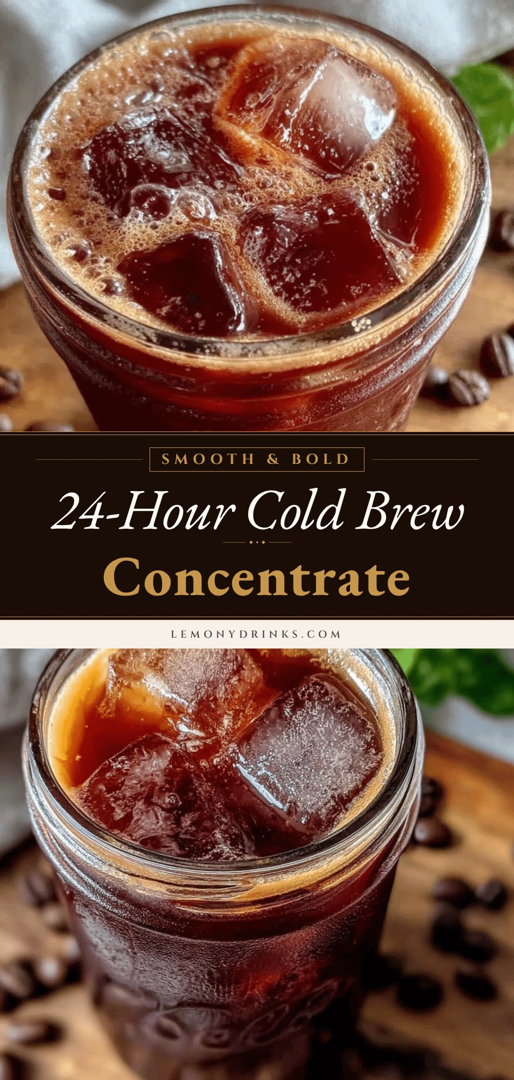 24-hour cold brew coffee concentrate recipe