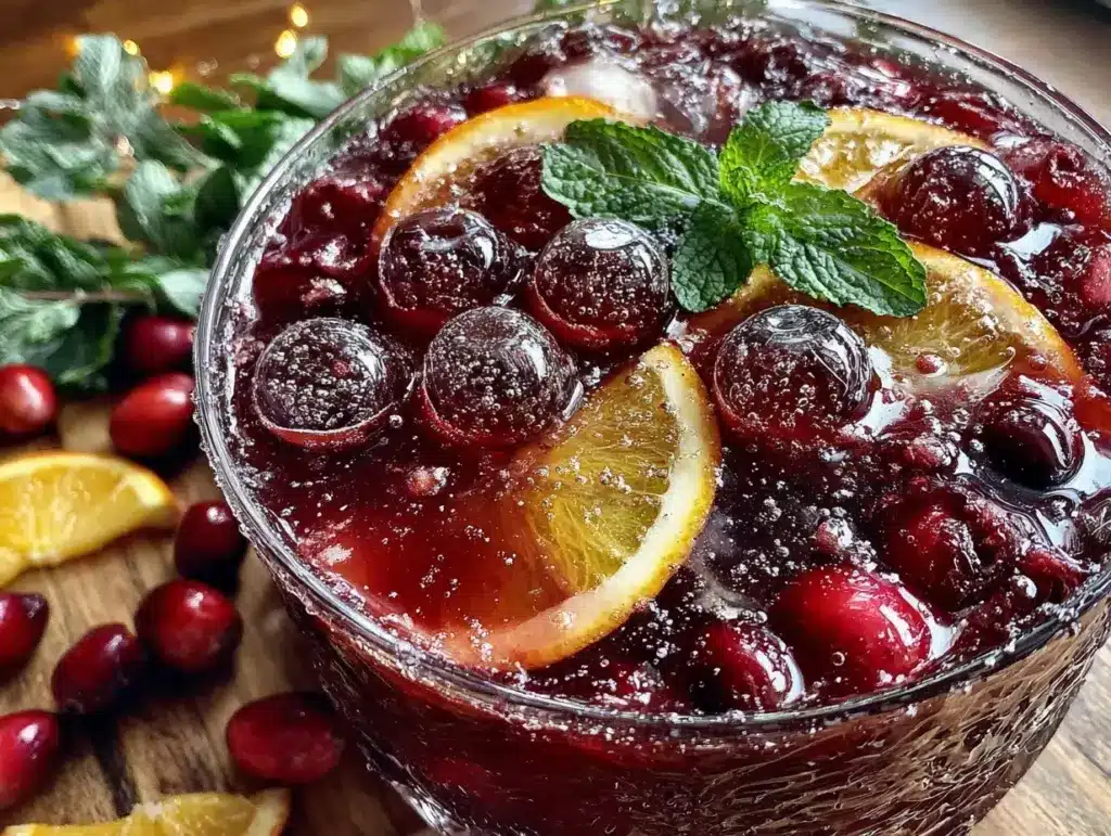 bloody cranberry citrus punch - featured image