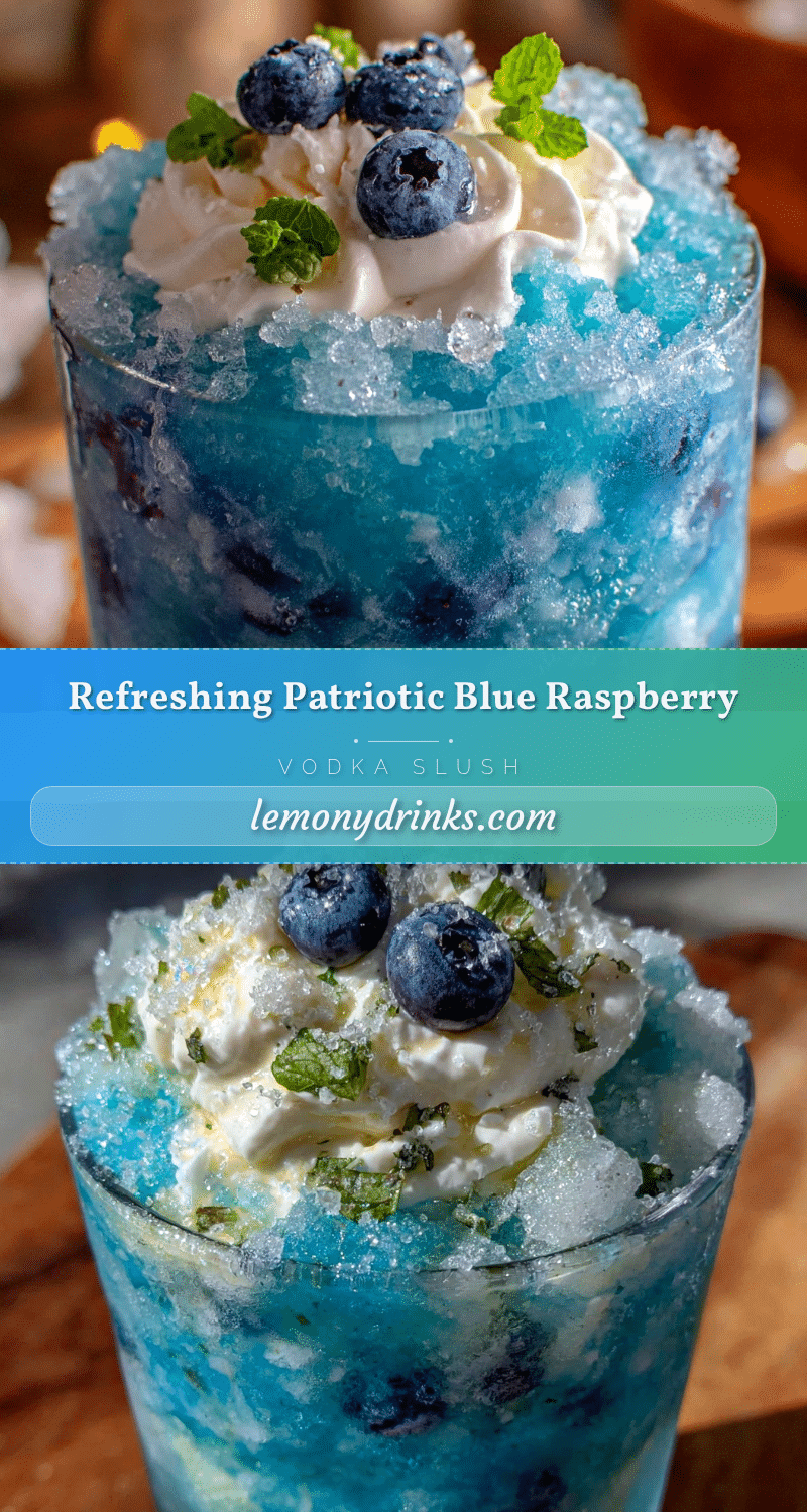 blue raspberry vodka slush recipe