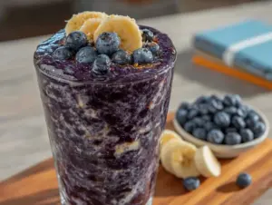 blueberry banana smoothie - featured image