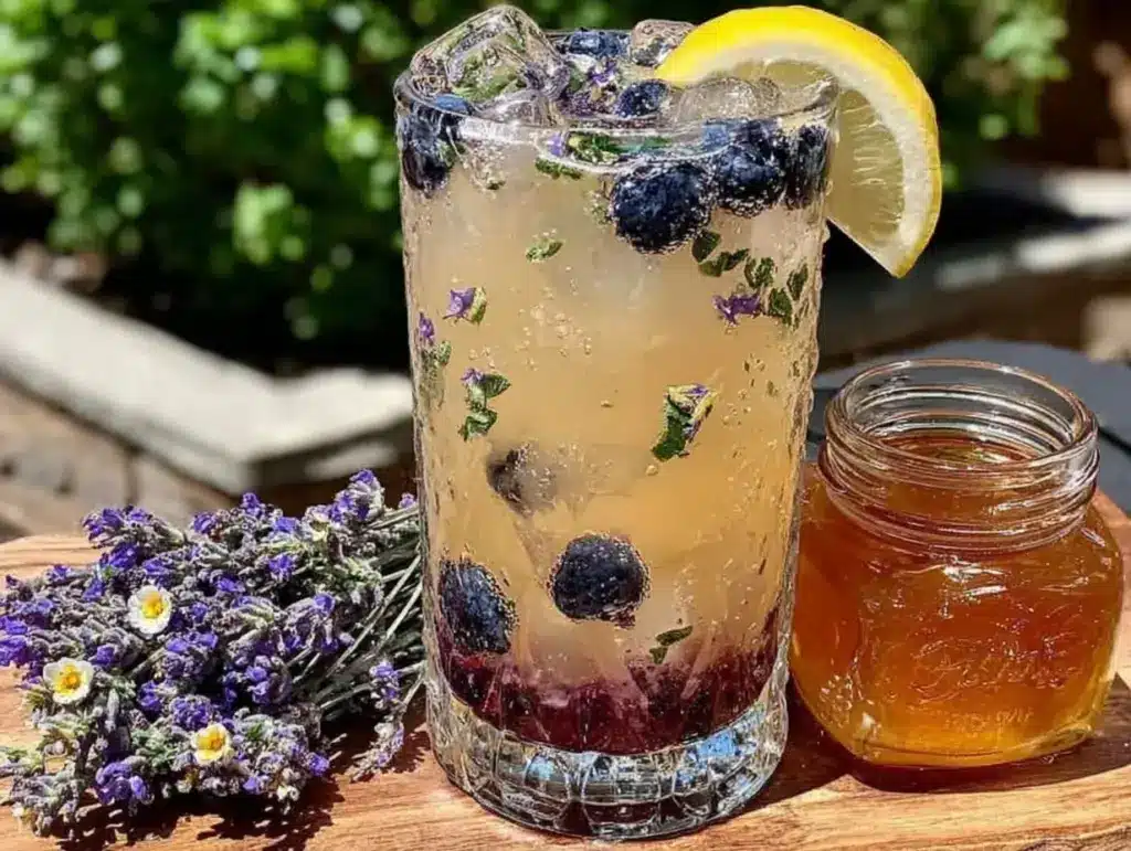 blueberry lavender lemonade - featured image