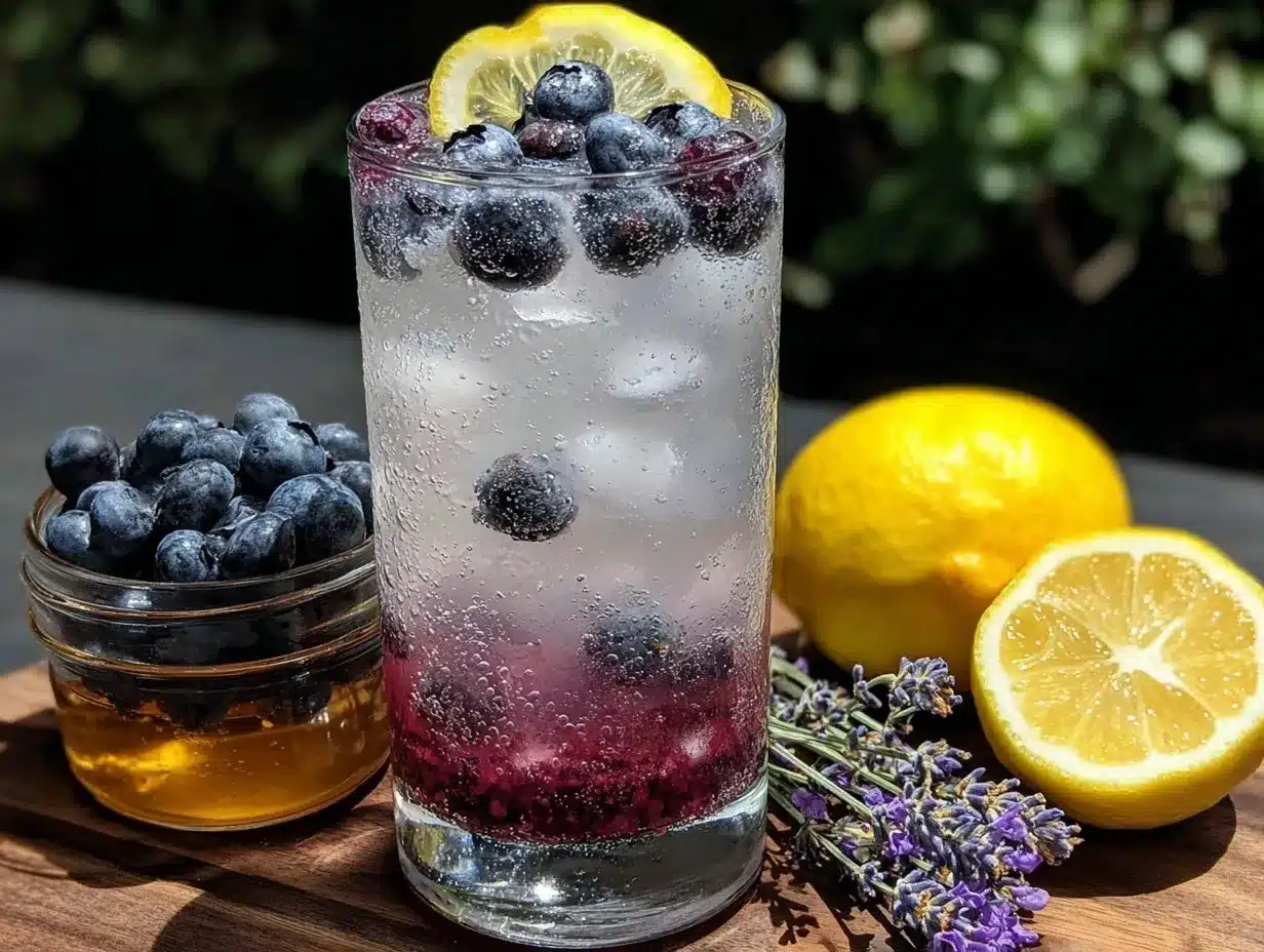 blueberry lavender lemonade preparation steps