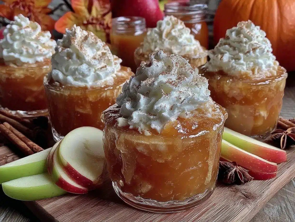 caramel apple cider bar preparation steps