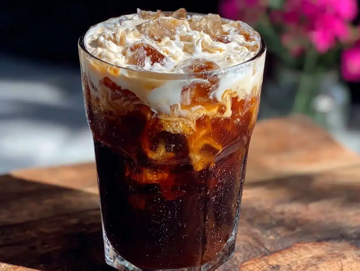 copycat Starbucks vanilla sweet cream cold brew preparation steps
