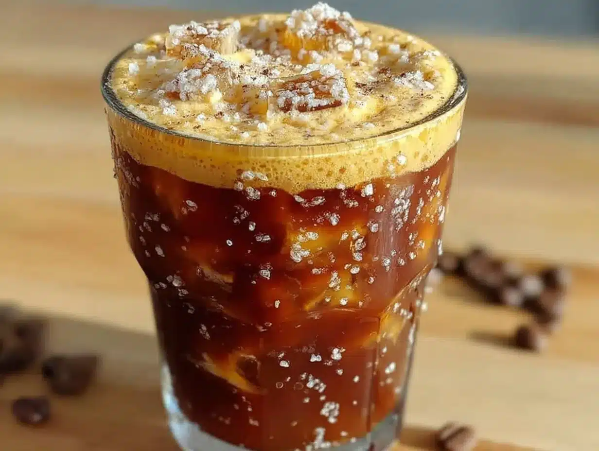 Creamy Black Cat Cold Brew Iced Latte preparation steps
