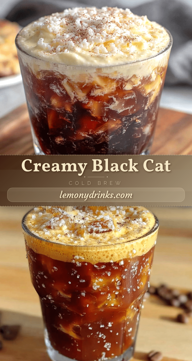 Creamy Black Cat Cold Brew Iced Latte recipe