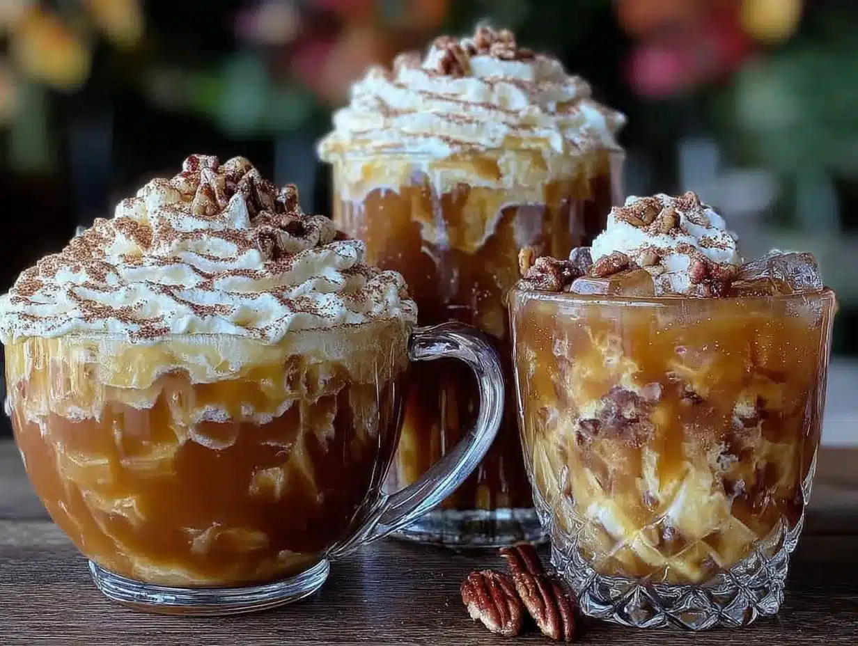 creamy brown butter caramel apple cider preparation steps