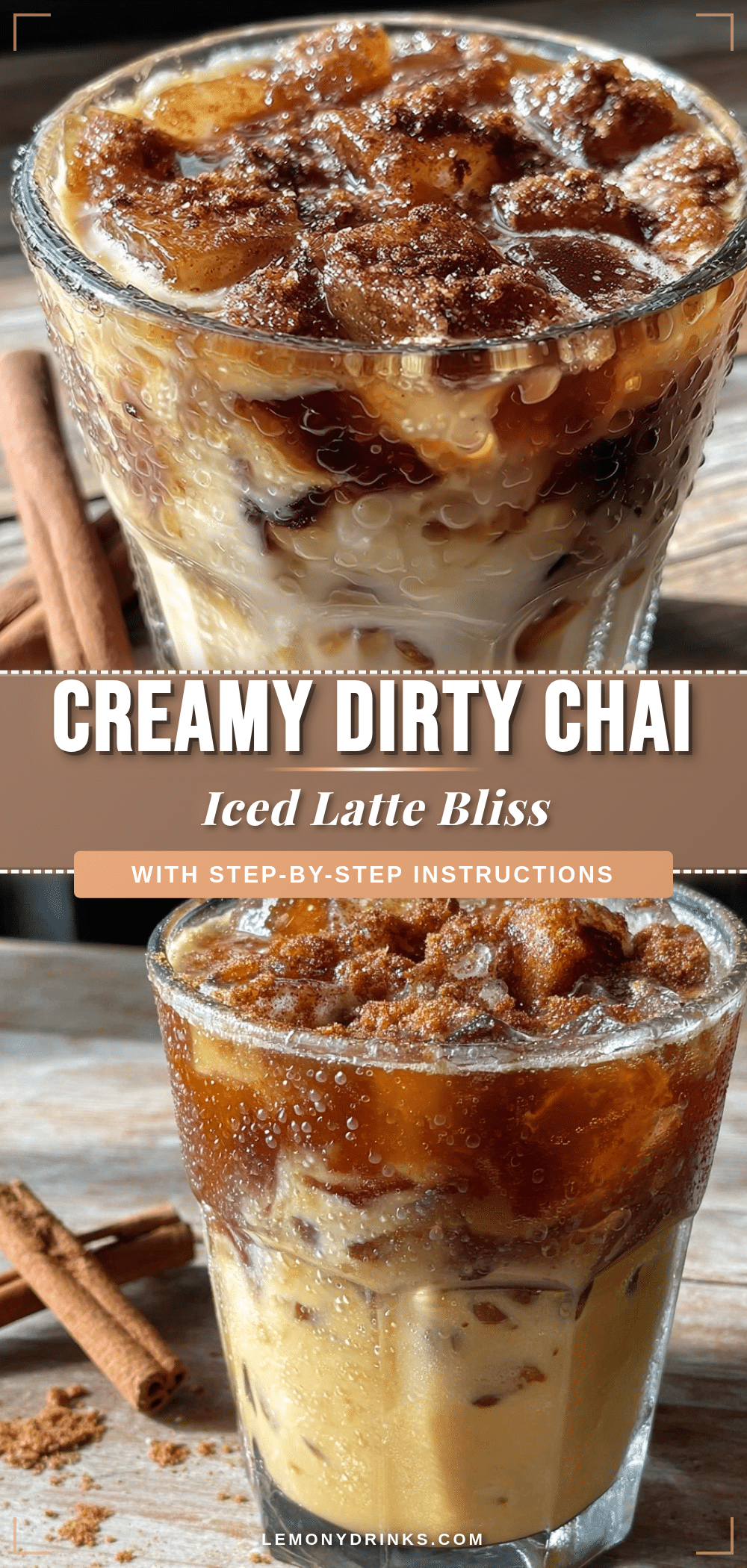 creamy dirty chai iced latte recipe