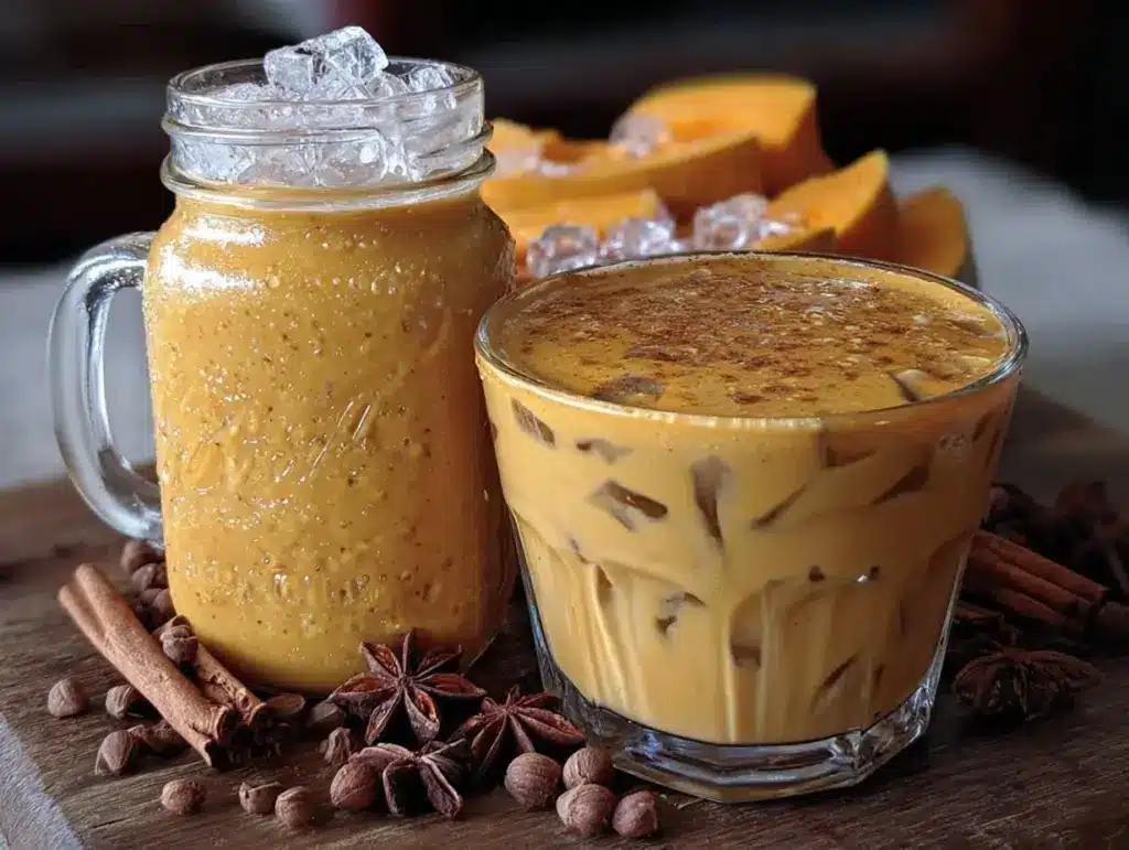 creamy homemade pumpkin spice coffee creamer - featured image