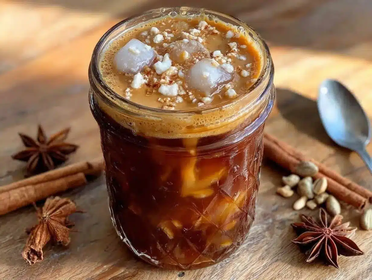 creamy pumpkin spice cold brew coffee concentrate preparation steps