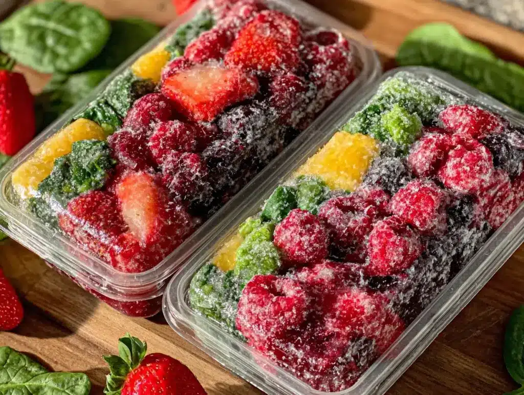 easy weekly meal prep smoothie freezer packs - featured image