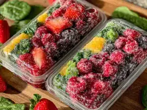 easy weekly meal prep smoothie freezer packs - featured image