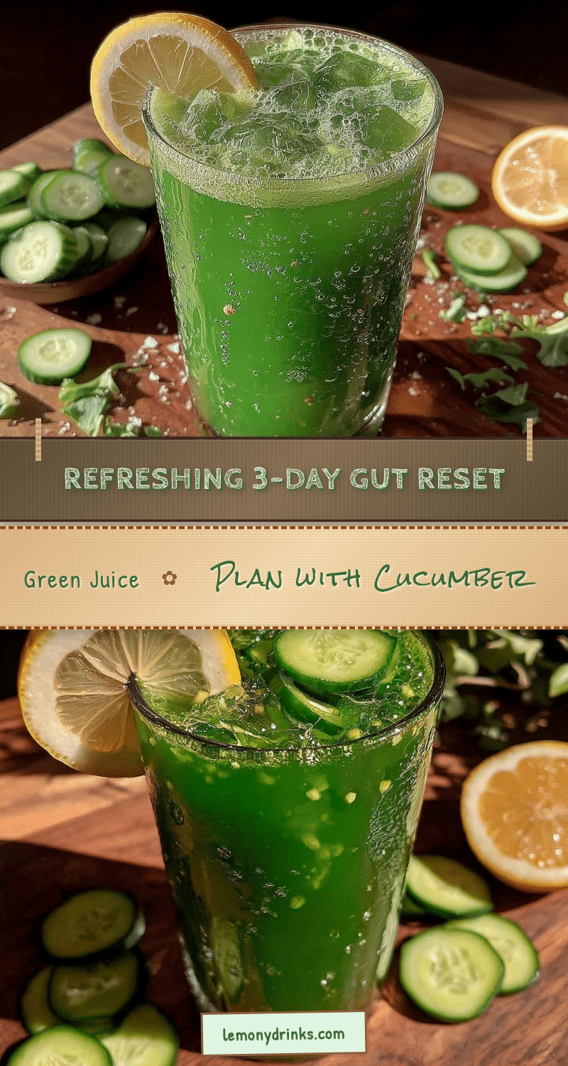Fresh 3-Day Gut Reset Green Juice recipe