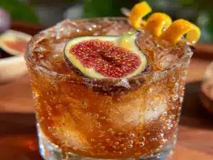 fresh fig and honey old fashioned - featured image
