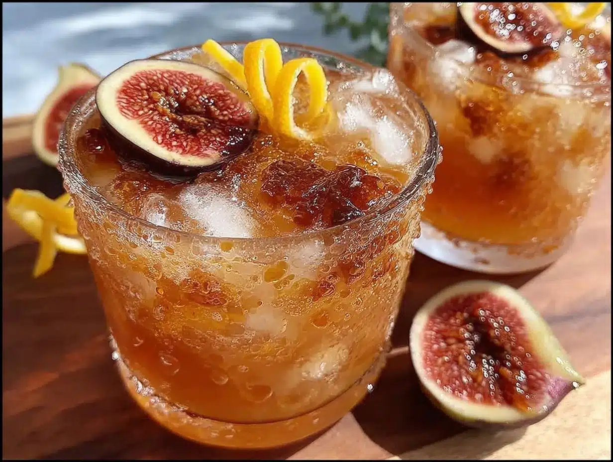fresh fig and honey old fashioned preparation steps