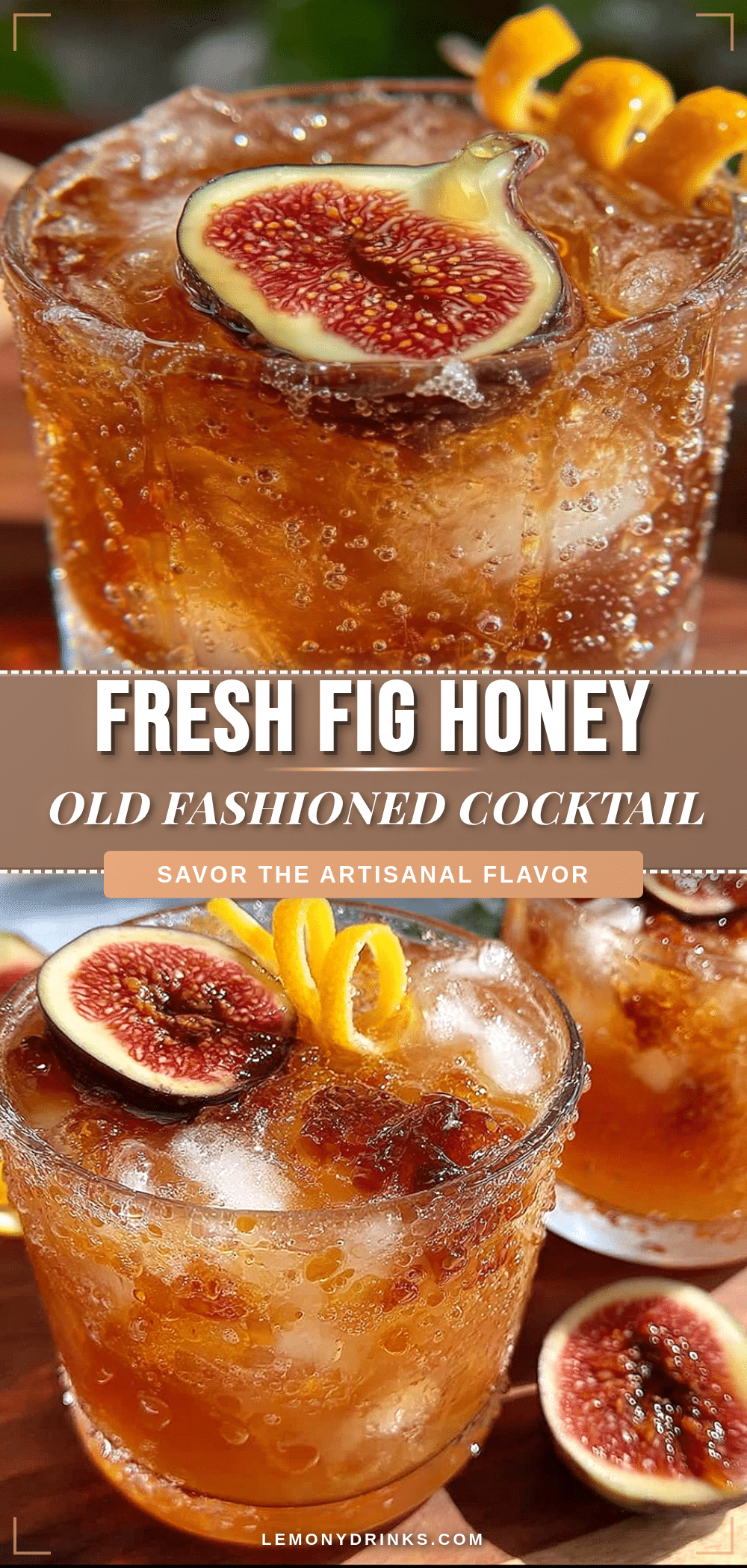 fresh fig and honey old fashioned recipe