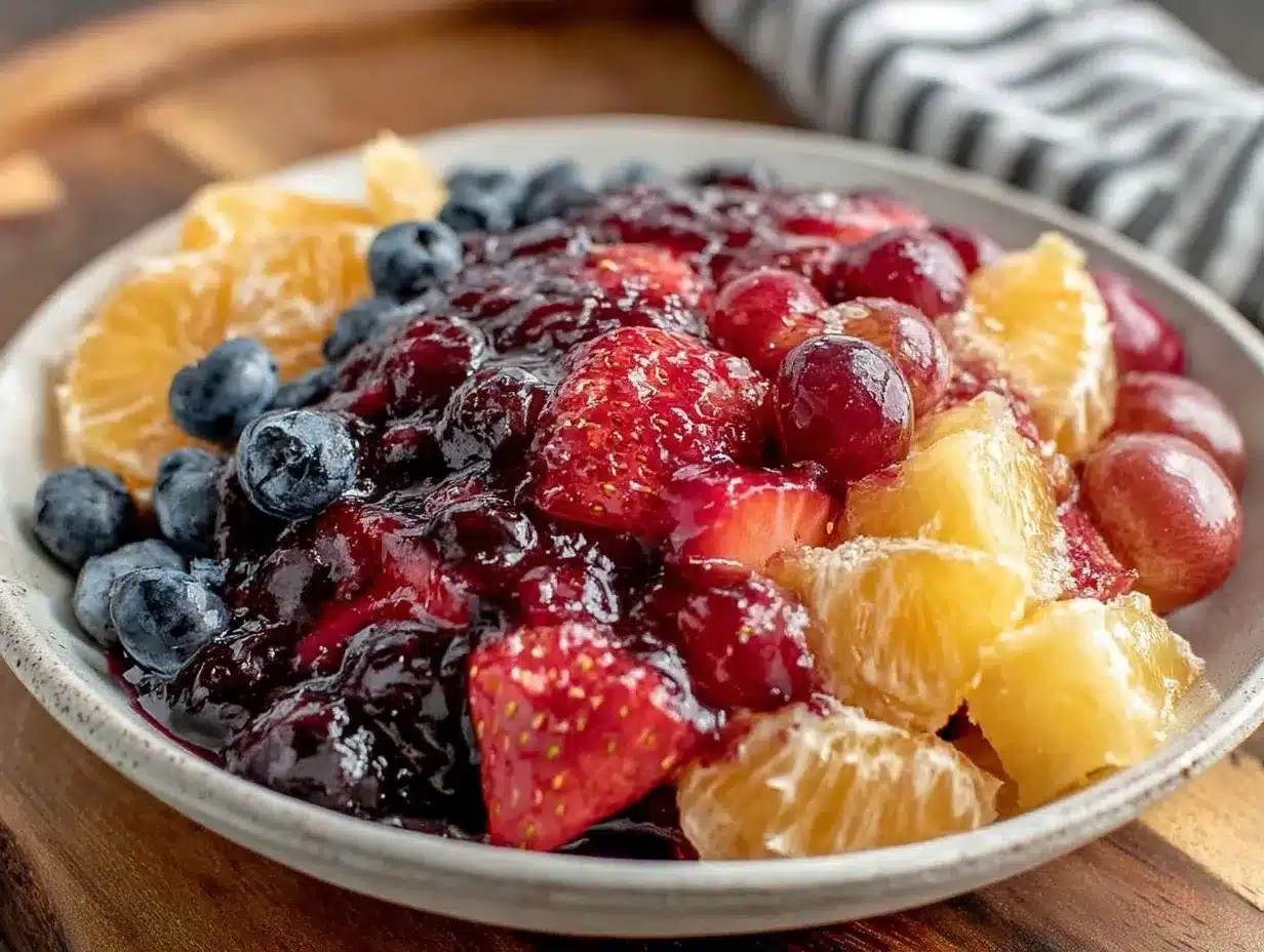 fresh fruit salad recipe preparation steps