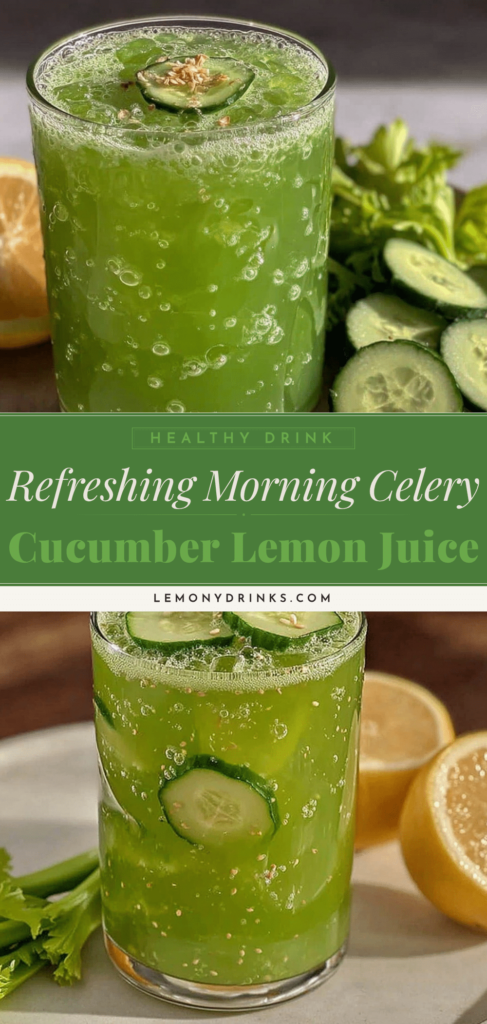 fresh morning celery juice recipe