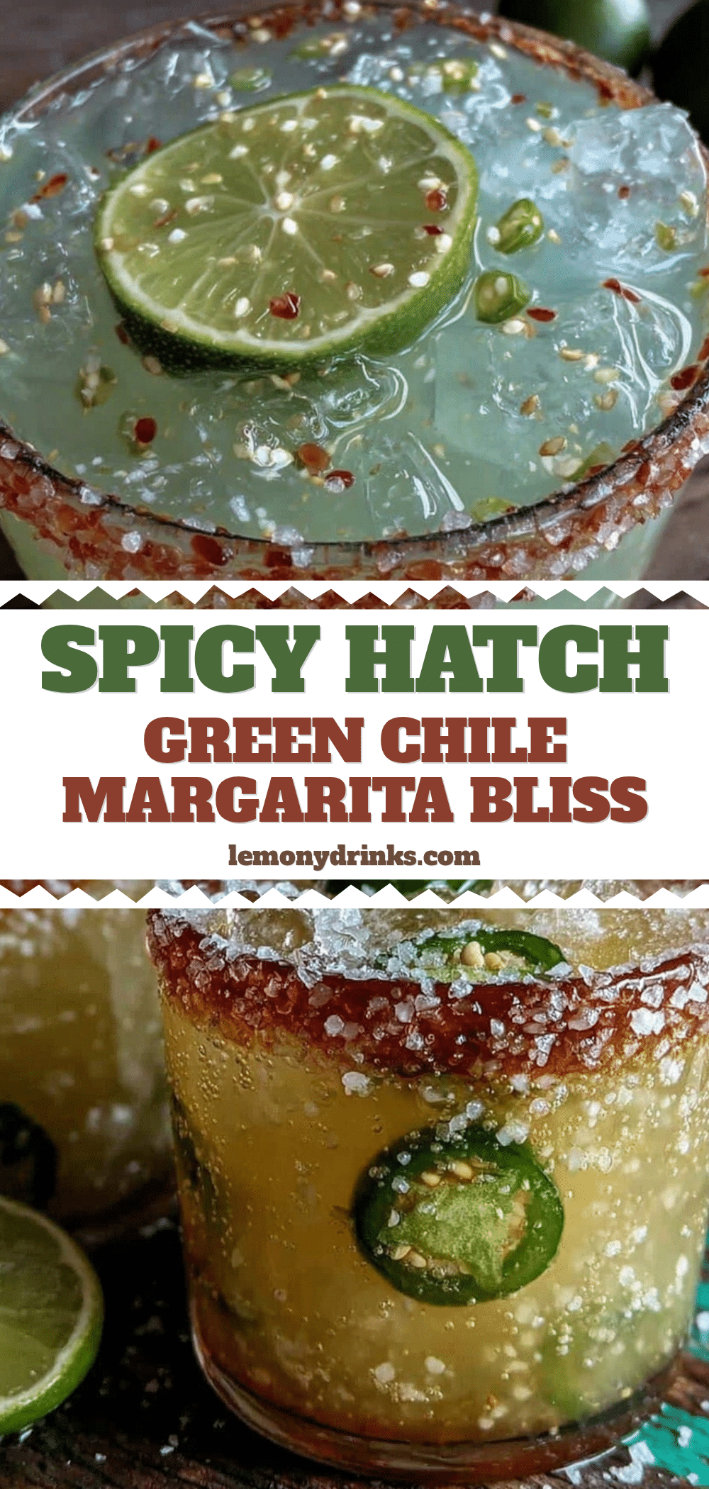 Hatch green chile margarita recipe