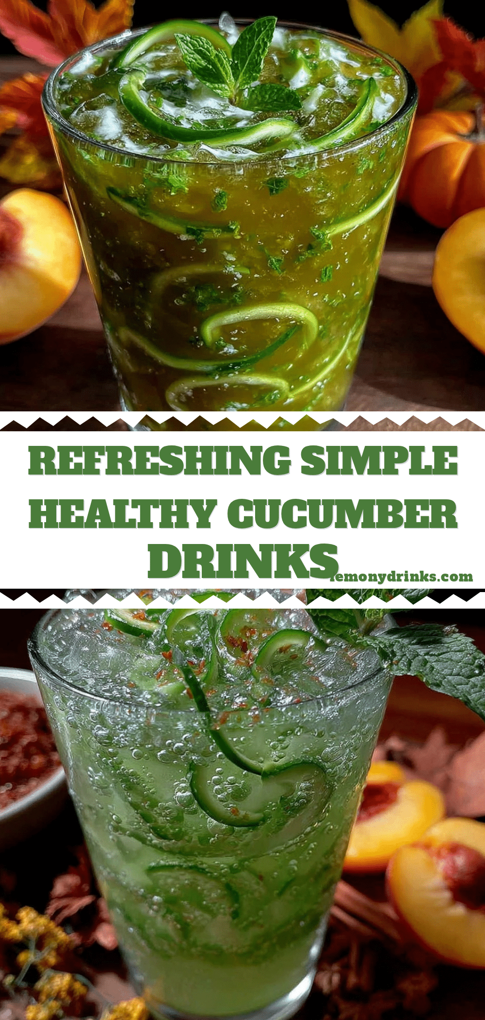 healthy simple cucumber drinks recipe