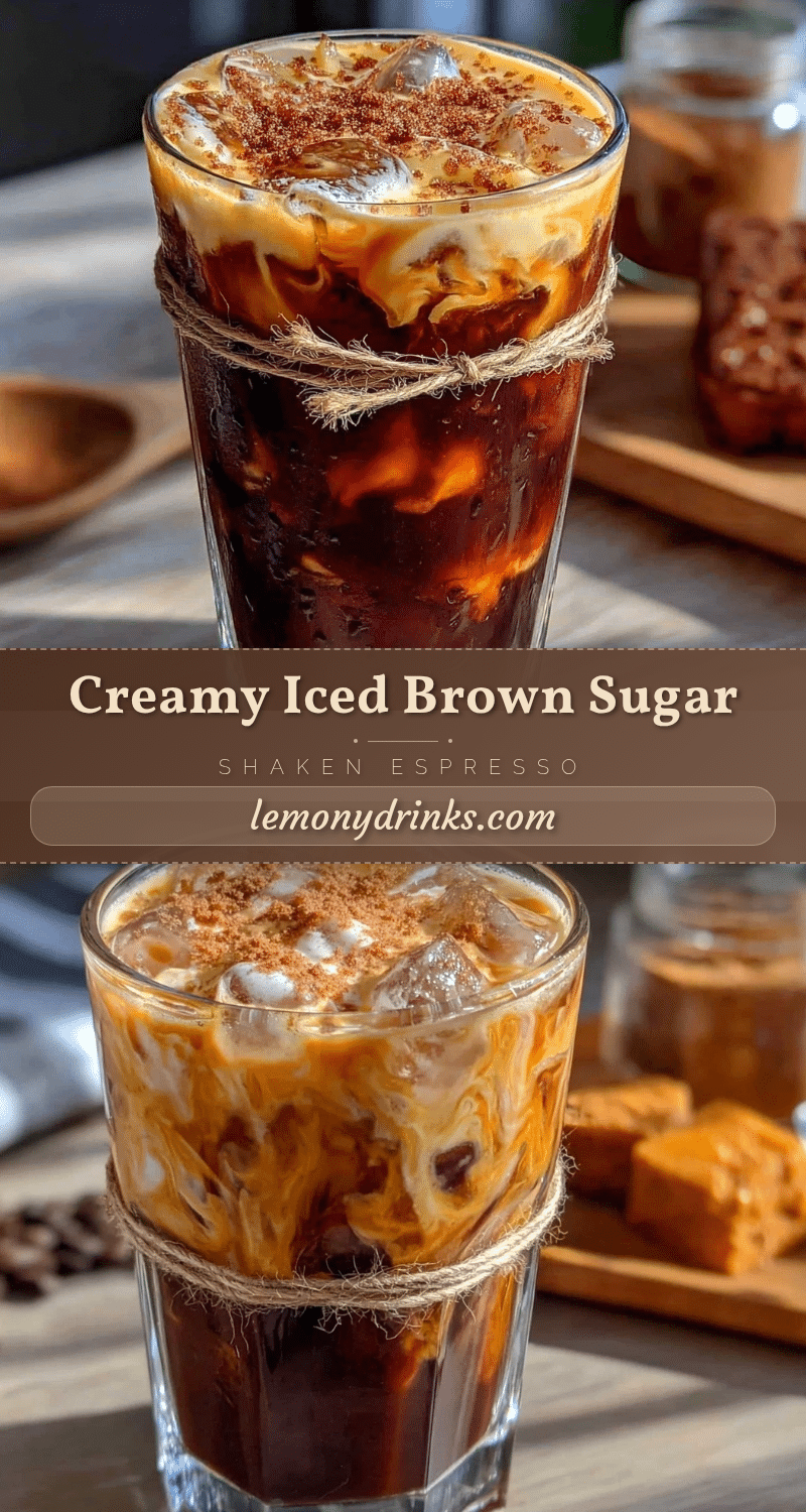 iced brown sugar shaken espresso recipe