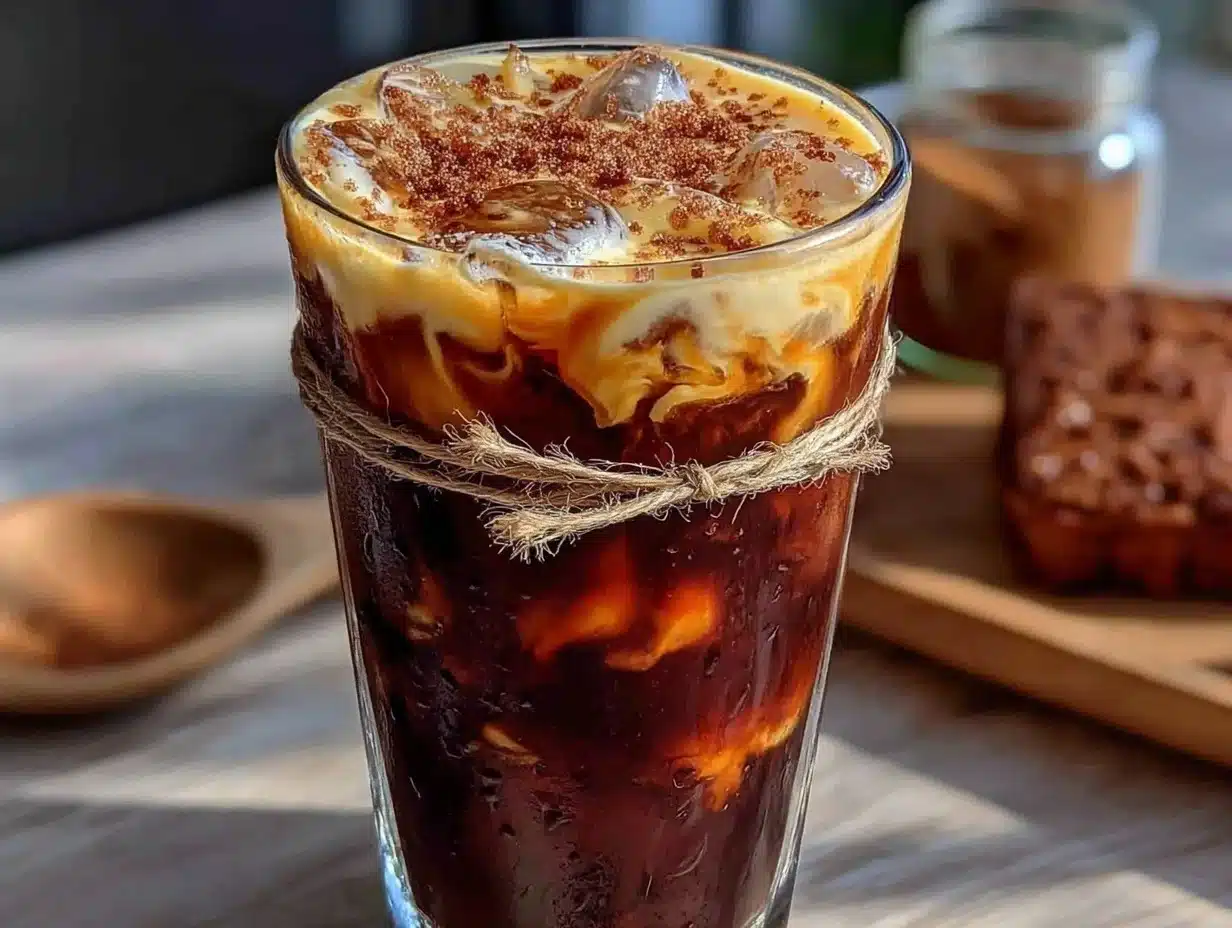 iced brown sugar shaken espresso - featured image