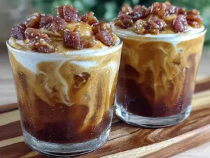 iced maple cinnamon cortado - featured image
