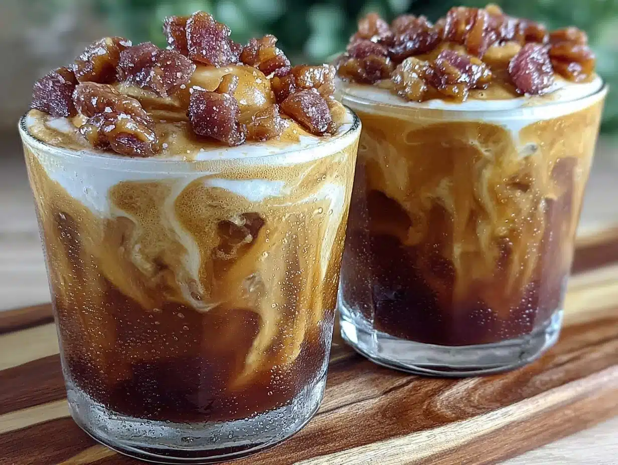 iced maple cinnamon cortado - featured image
