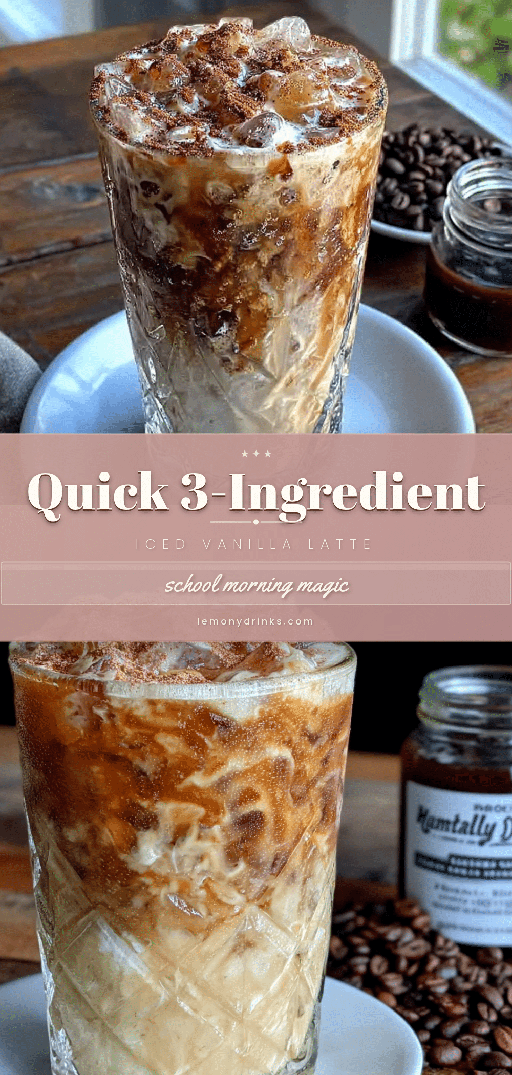 iced vanilla latte recipe