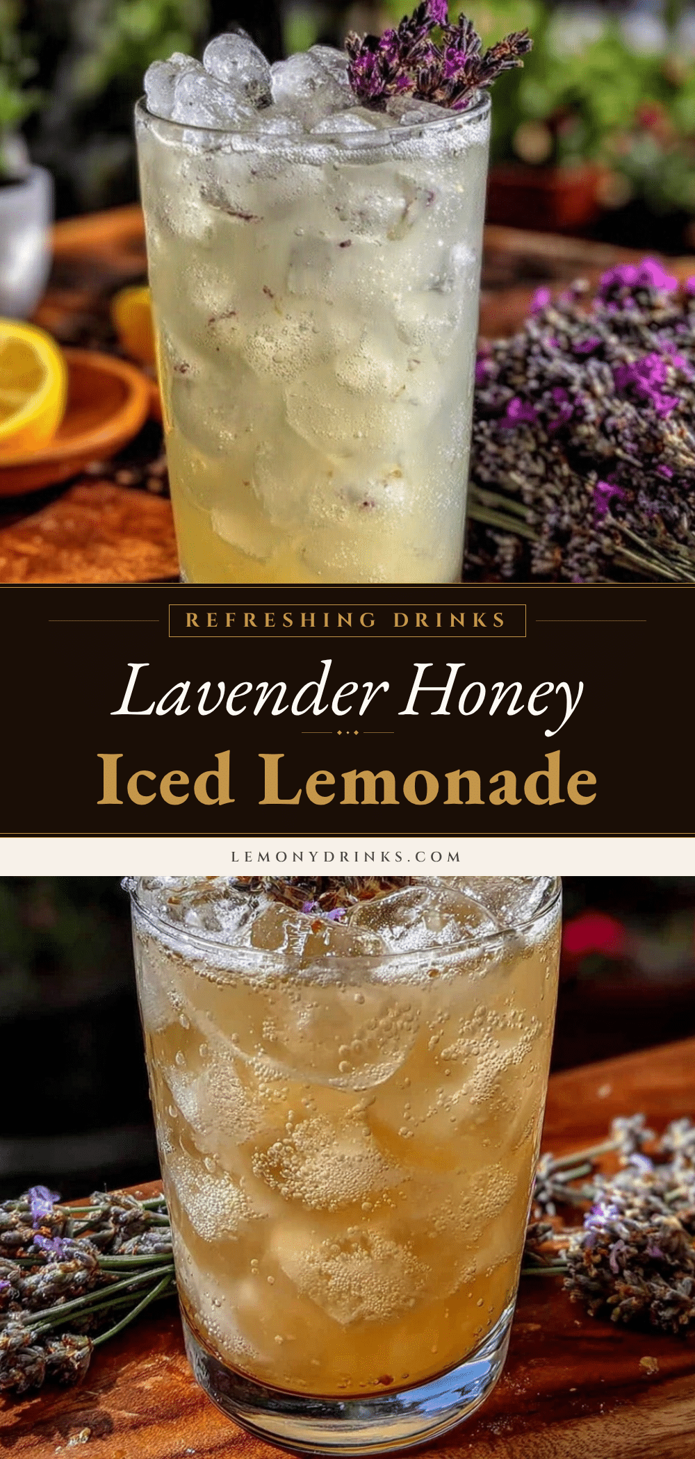 lavender honey iced lemonade recipe