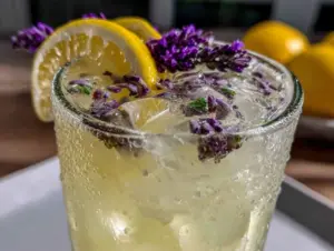 lavender honey lemonade - featured image