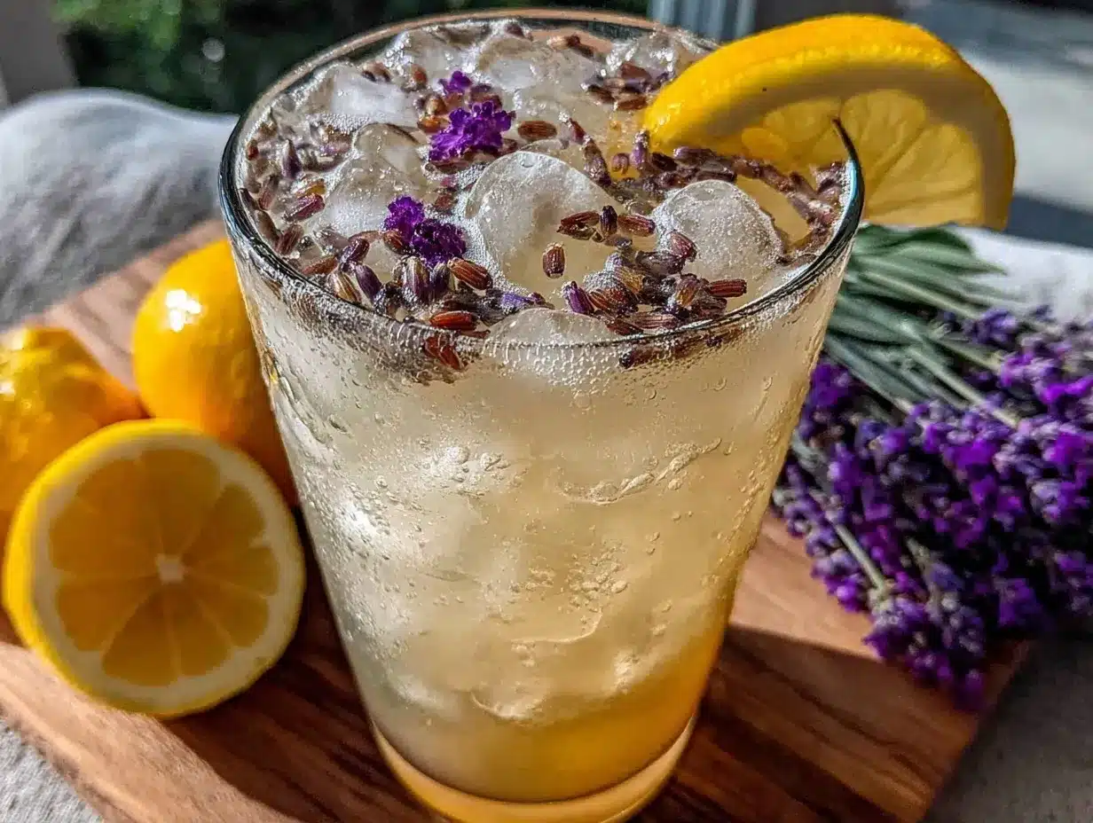 lavender honey lemonade preparation steps