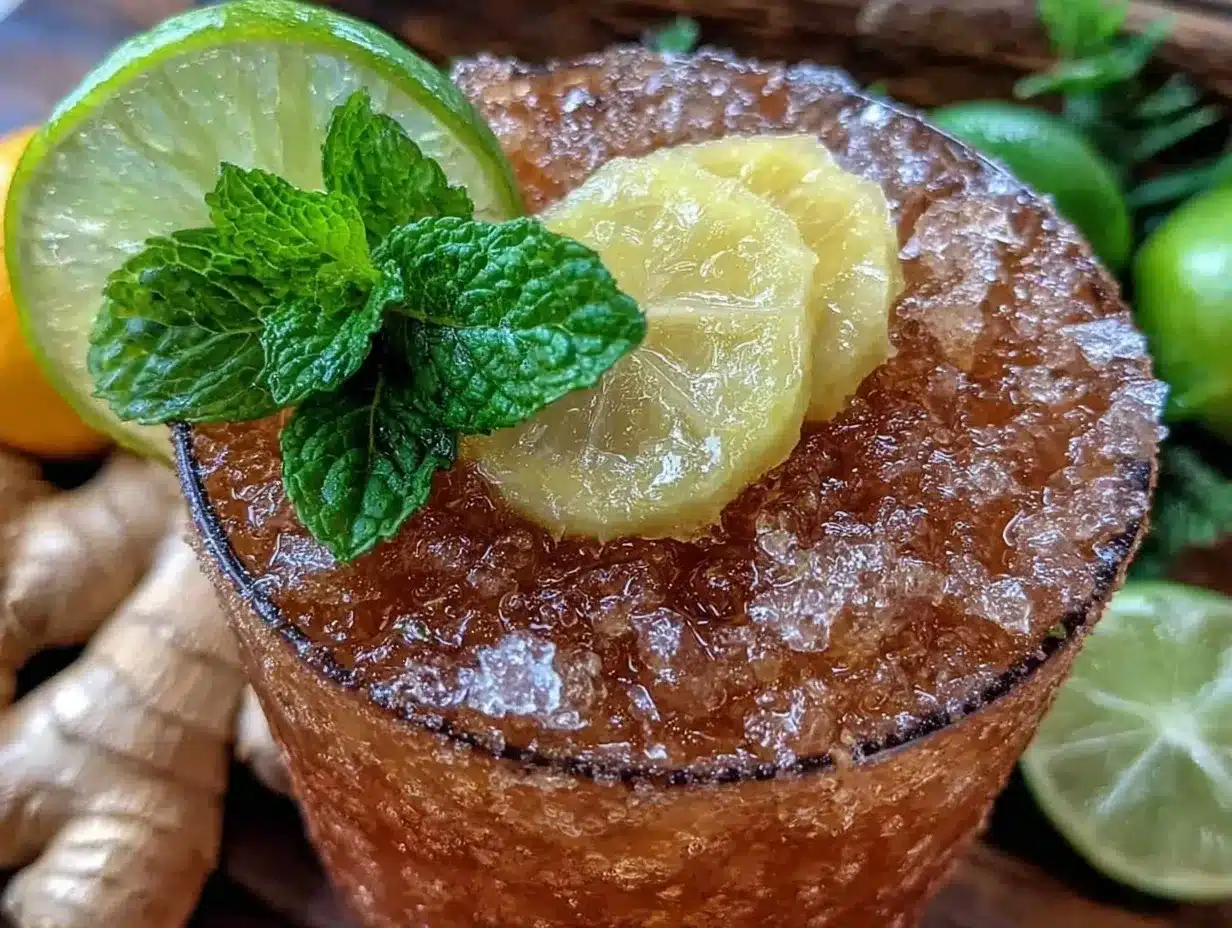non-alcoholic Moscow Mule preparation steps