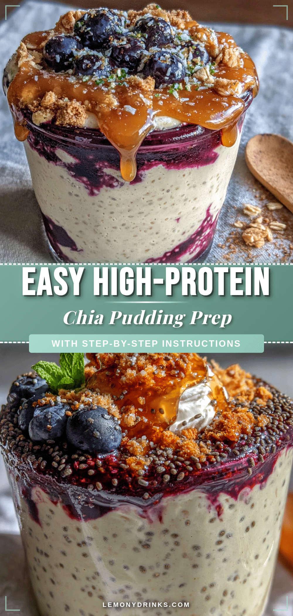 overnight protein chia pudding drink recipe