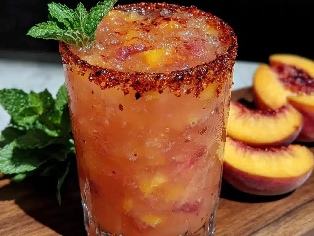 peach agua fresca - featured image