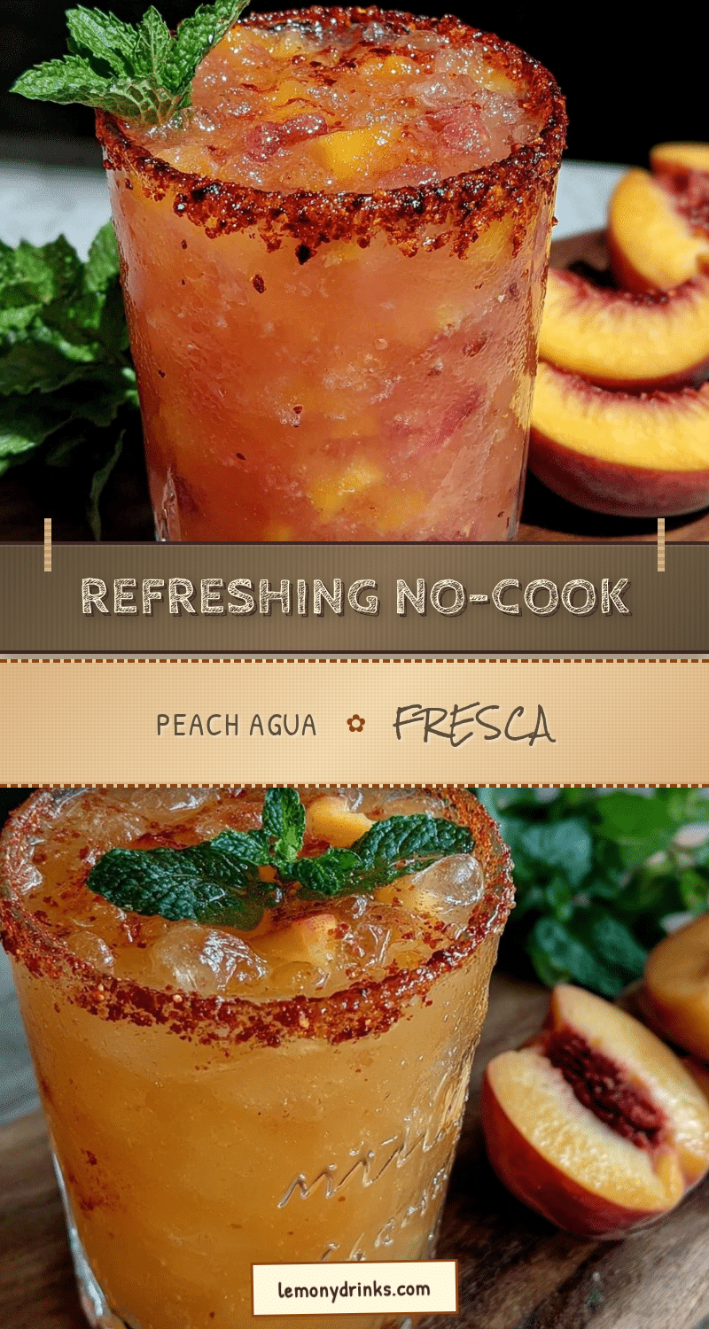peach agua fresca recipe
