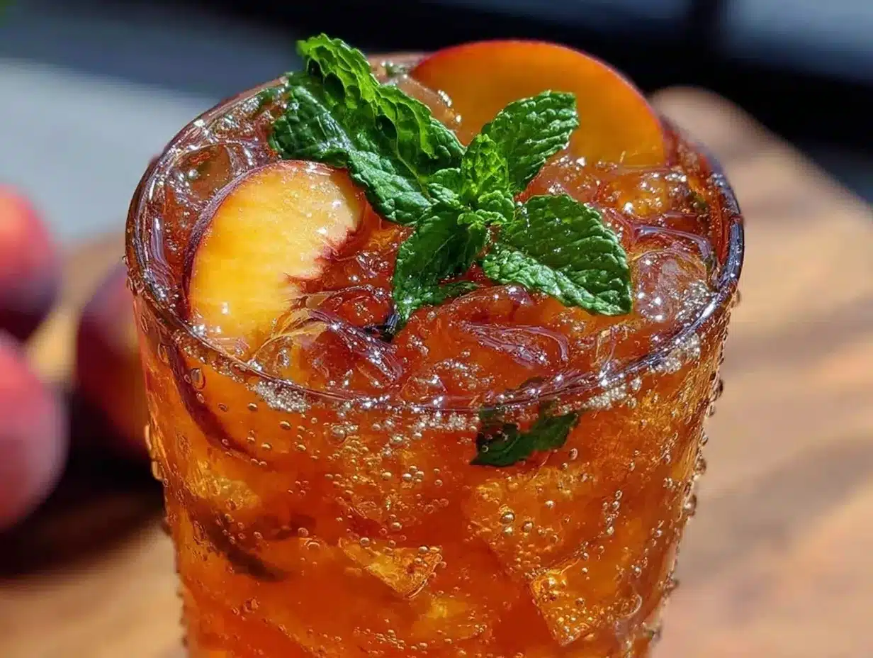 peach iced tea lemonade preparation steps