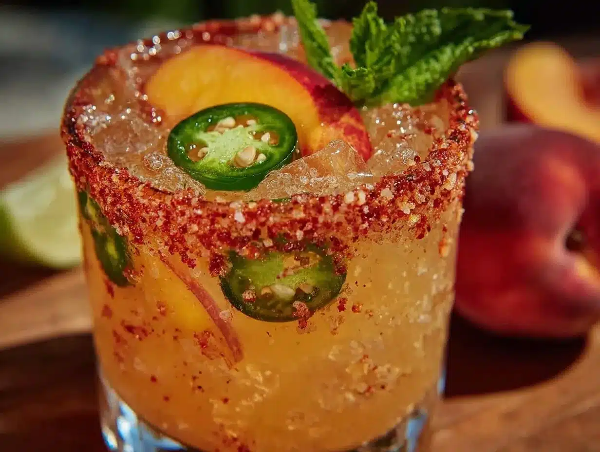 peach jalapeño margarita preparation steps
