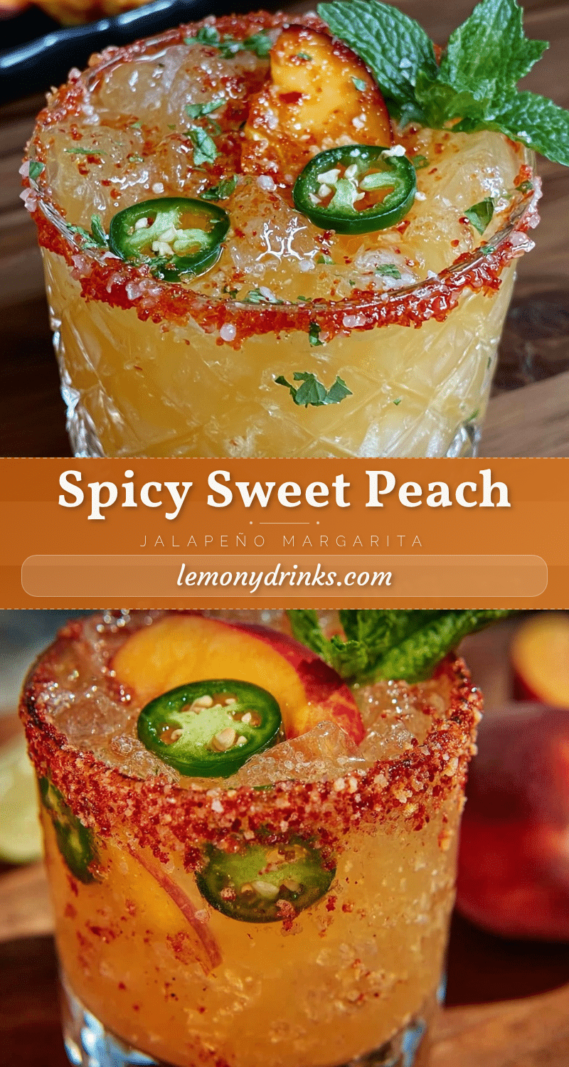 peach jalapeño margarita recipe
