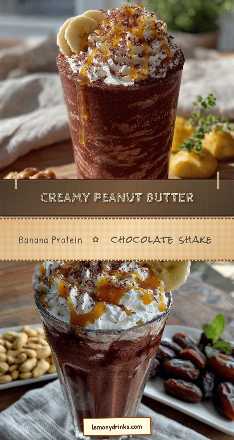 peanut butter banana chocolate protein shake recipe