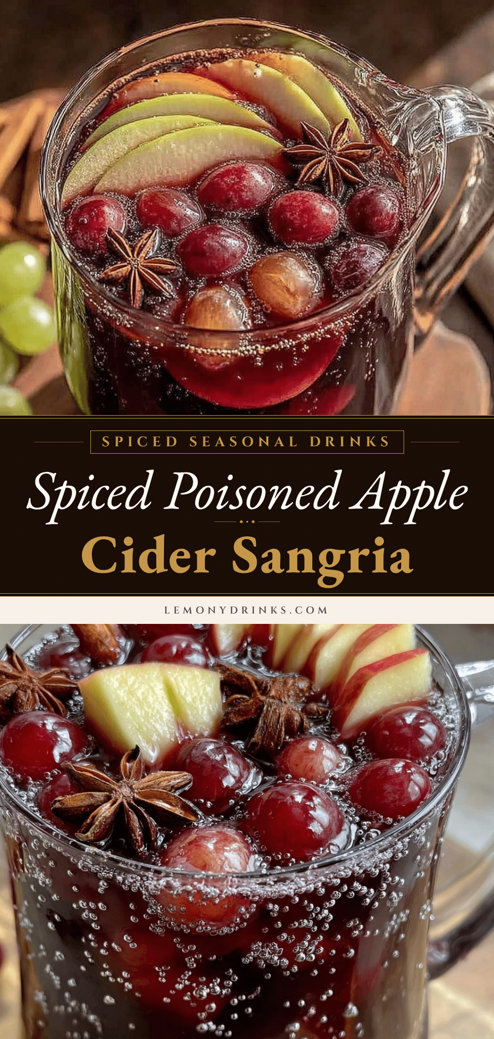 poisoned apple cider sangria recipe