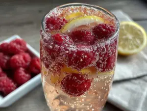 Raspberry Limoncello Spritz Cocktail - featured image