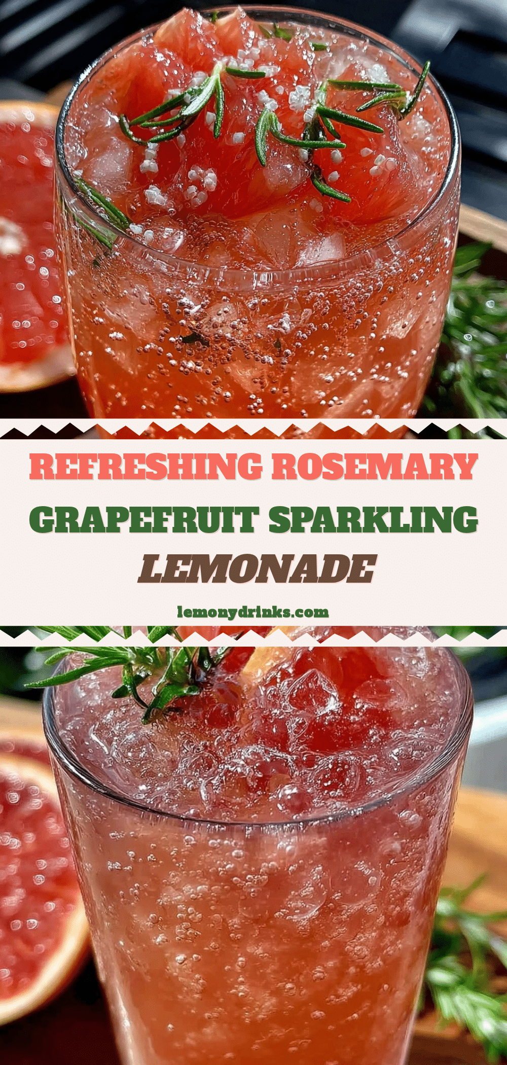rosemary grapefruit sparkling lemonade shrub recipe