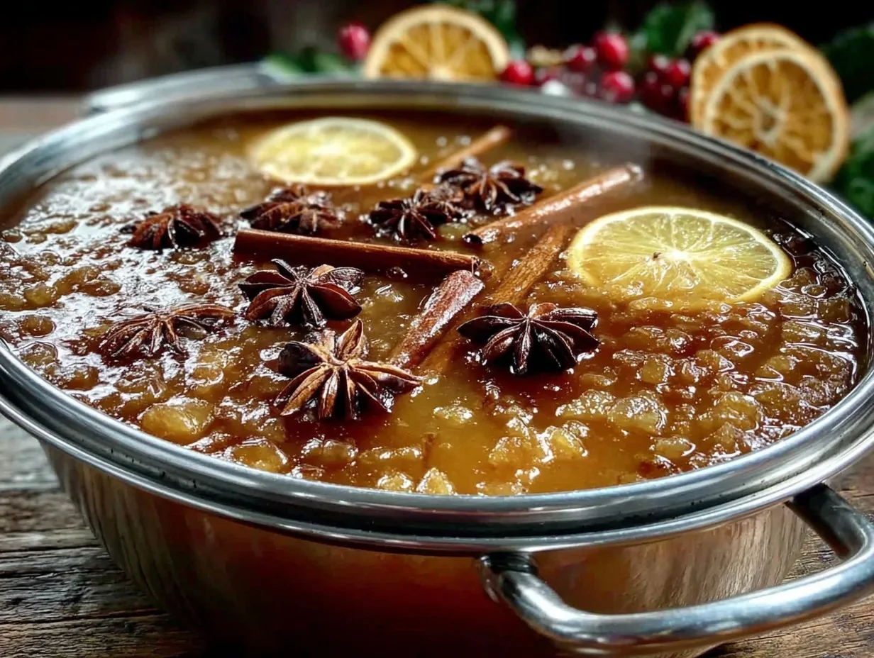 slow cooker mulled apple cider preparation steps